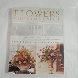 Flowers White house Style Hardcover Book